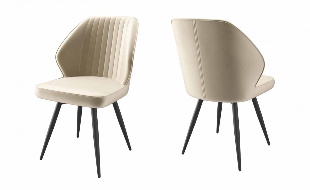 МИШЕЛЬ-360 Стул поворотный сливочный/черный
